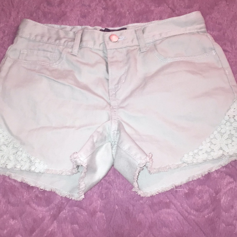 Old navy mint denim shorts